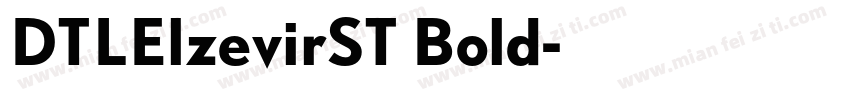 DTLElzevirST Bold字体转换